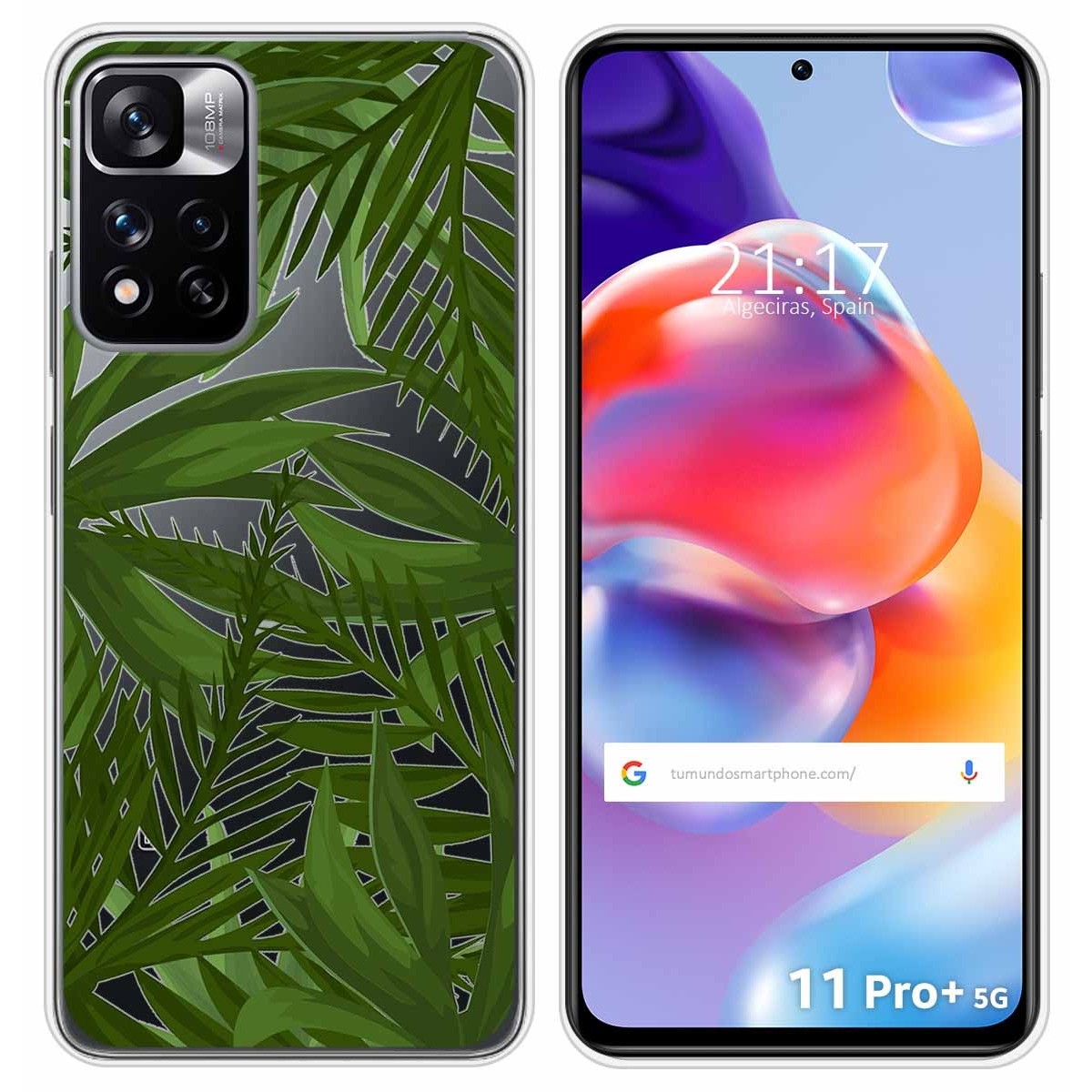 Funda Silicona Transparente para Xiaomi Redmi Note 11 Pro+ Plus 5G diseño Jungla Dibujos