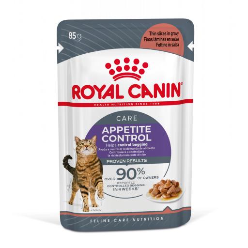Royal Canin Feline Appetite Control Salsa - Pack 12x85g -  Comida húmeda para gatos