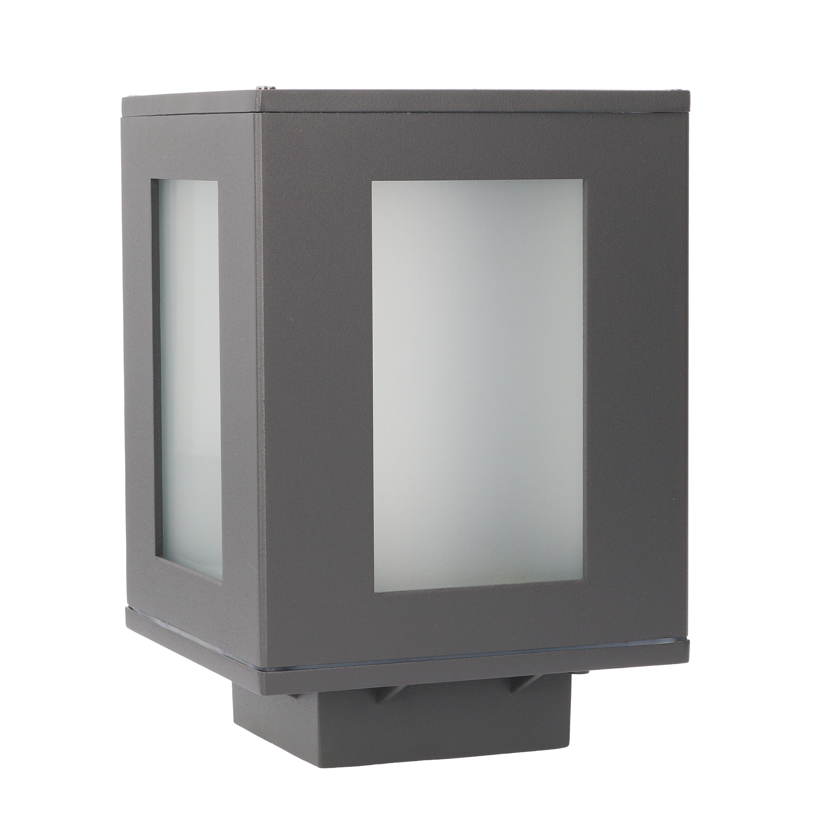 Forlight Baliza Ip44 Alfil E27 23W Gris Urbano