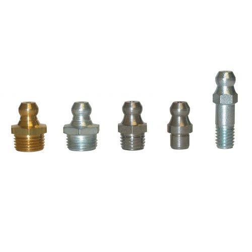 100 engrasadores hidráulicos rectos din 71412 tipo h1 (r.m6x1,0 x l.15 x ø7 inox)