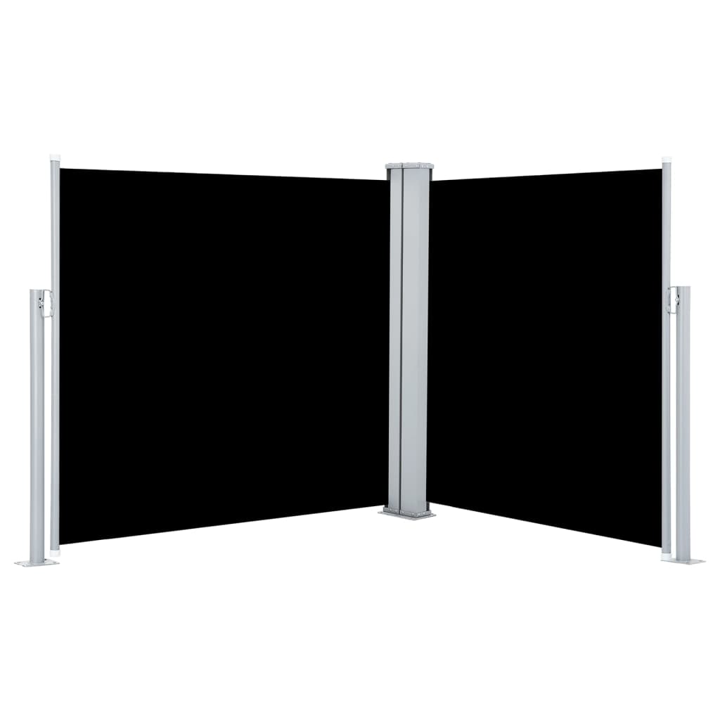 vidaXL Toldo lateral retráctil 100x600 cm Color Negro, Crema, Antracita