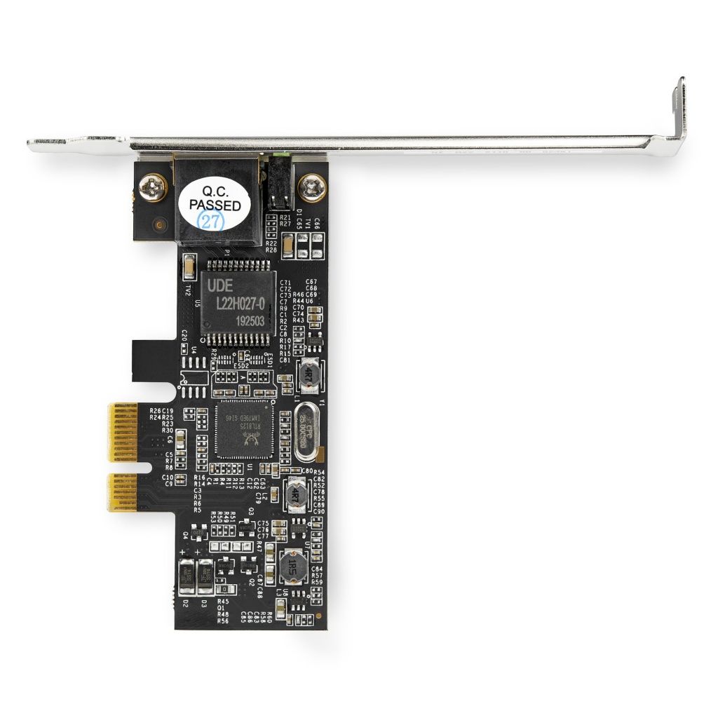 StarTech - Tarjeta de red ST2GPEX para PC con velocidad 2.5 Gbps, compatible con 2.5Gbase-T y Nbase-T, chipset Realtek RTL8125