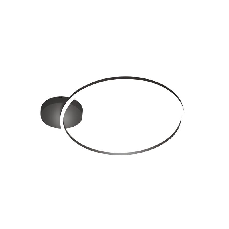 Lámpara de techo LED moderna GIOTTO 36W negra 3508-61-101 Fabas Luce