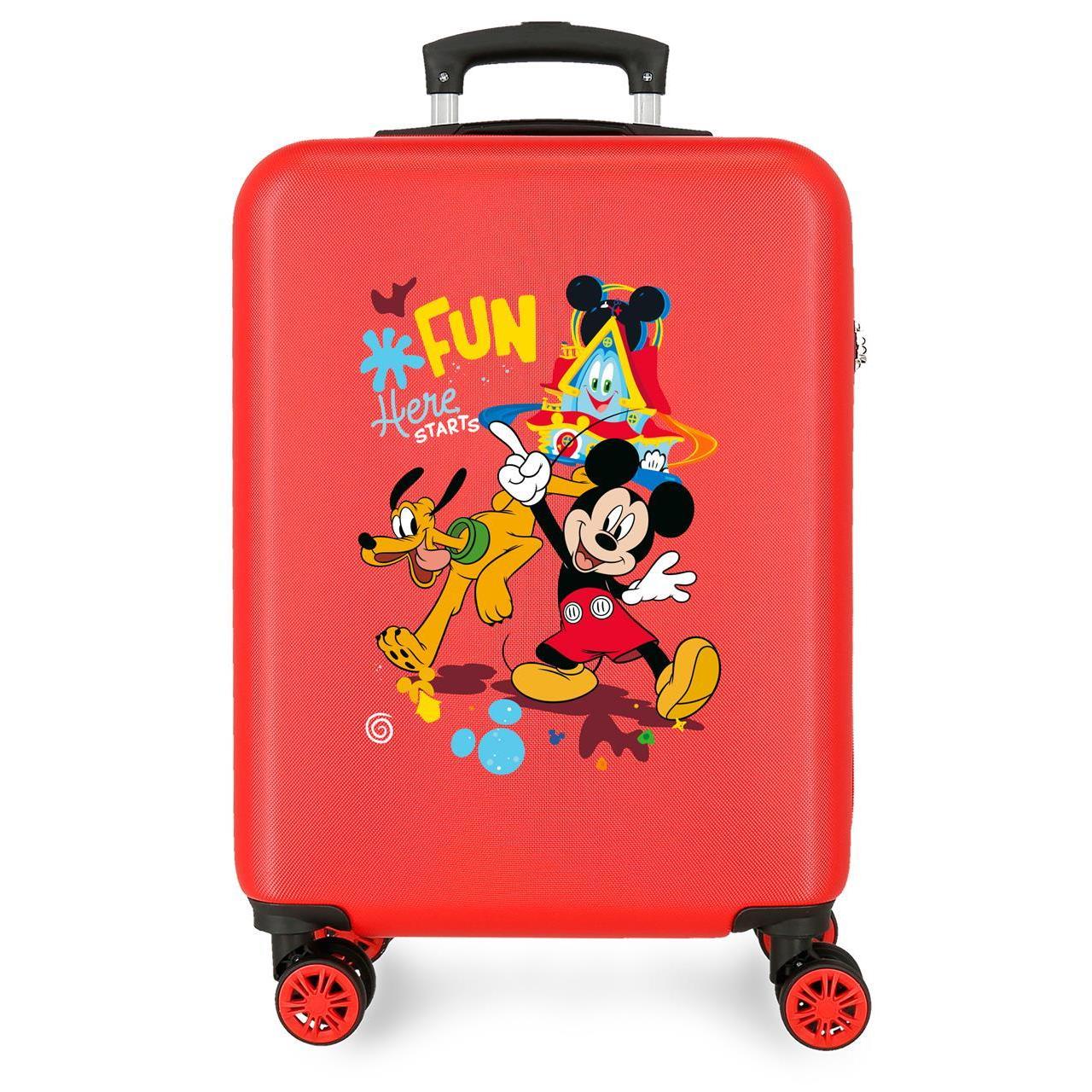 Disney Maleta De Cabina ABS Rígida Mickey & Minnie Fantasy 55cm