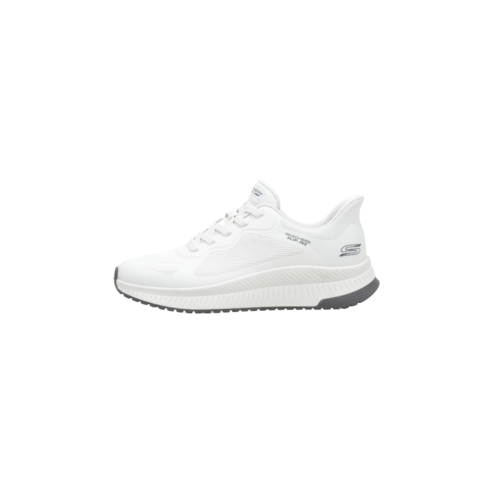 Skechers SLIP-INS: BOBS SPORT SQUAD Deportivas Planas Hombre Blanco