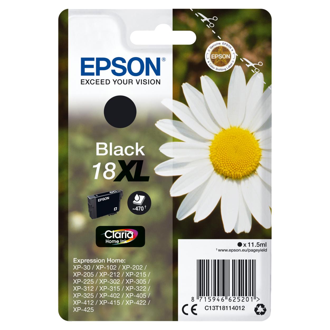 Cartuhco de Tinta de impresora original Epson 18 Claria Home
