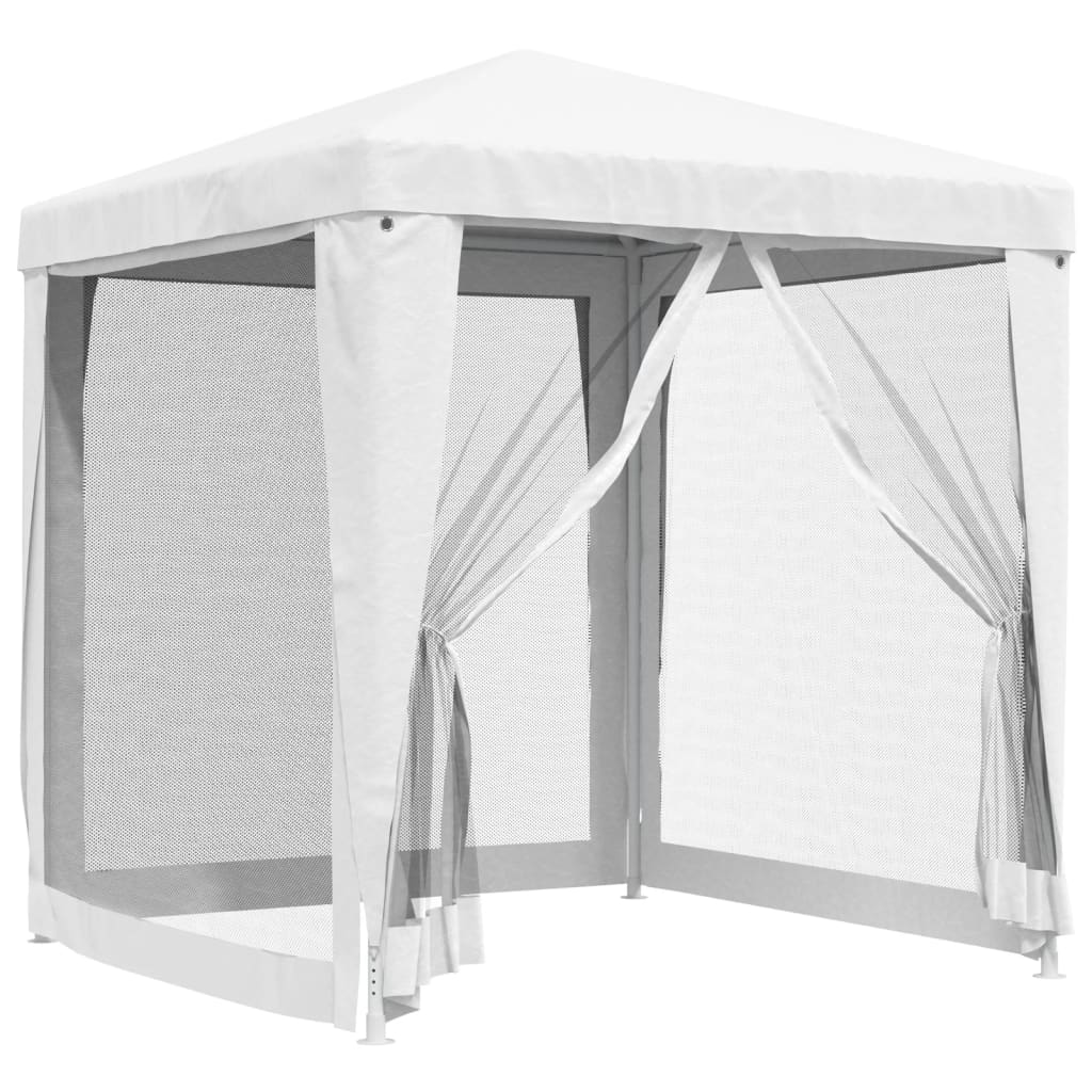 vidaXL Carpa Celebraciones con 4 Paredes de Malla 2x2m Fiesta Jardín Color Blanco,  Antracita,  Azul y mas