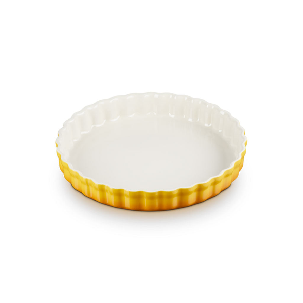 Molde de Cerámica de Gres Le Creuset para Repostería y Cocción Salada - Esmalte Blanco No Poroso, Fácil Limpieza en Lavavajillas