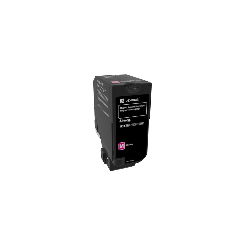 Lexmark - 74C2SM0 cartucho de tóner 1 pieza(s) Original Magenta 74C2SM0