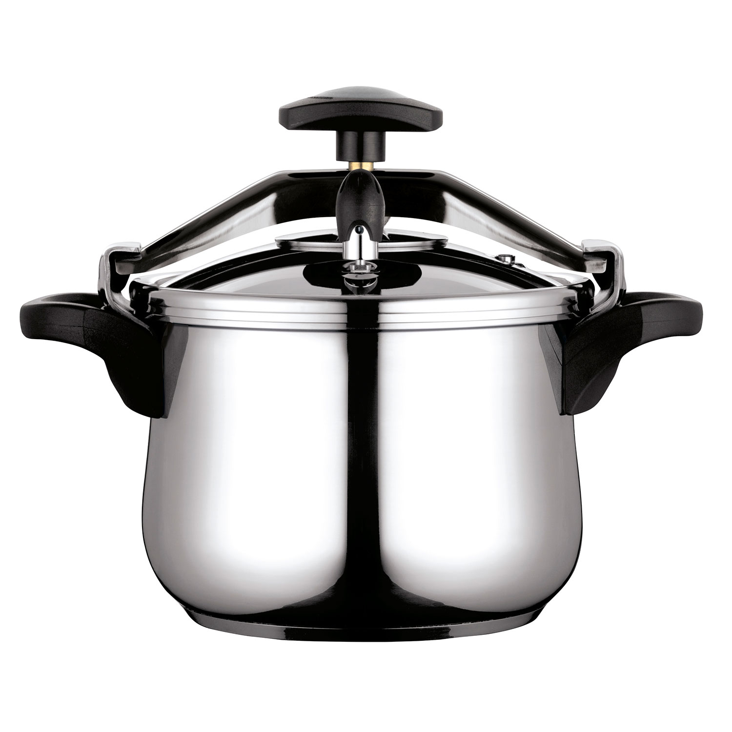 FAGOR Clásica Bombe 10 Olla Presión 10 Litros, Inducción, Express, Acero Inox. 18/10 Todas Cocinas, Fondo Termodifusor, , Plata