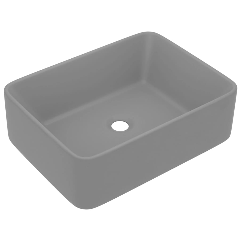 vidaXL Lavabo de lujo de cerámica 41x30x12 cm