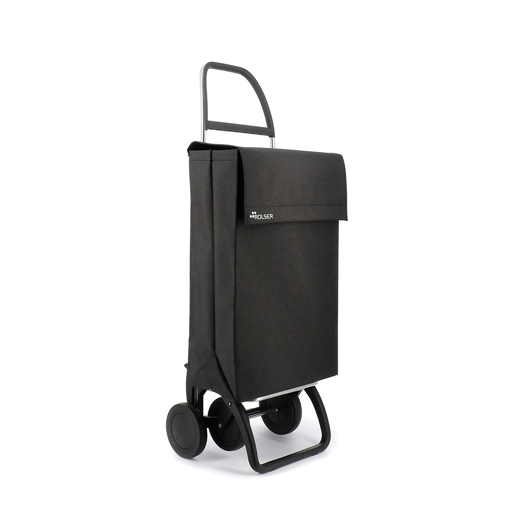 ROLSER CARRO DE LA COMPRA JEAN TWEED 4 NEGRO