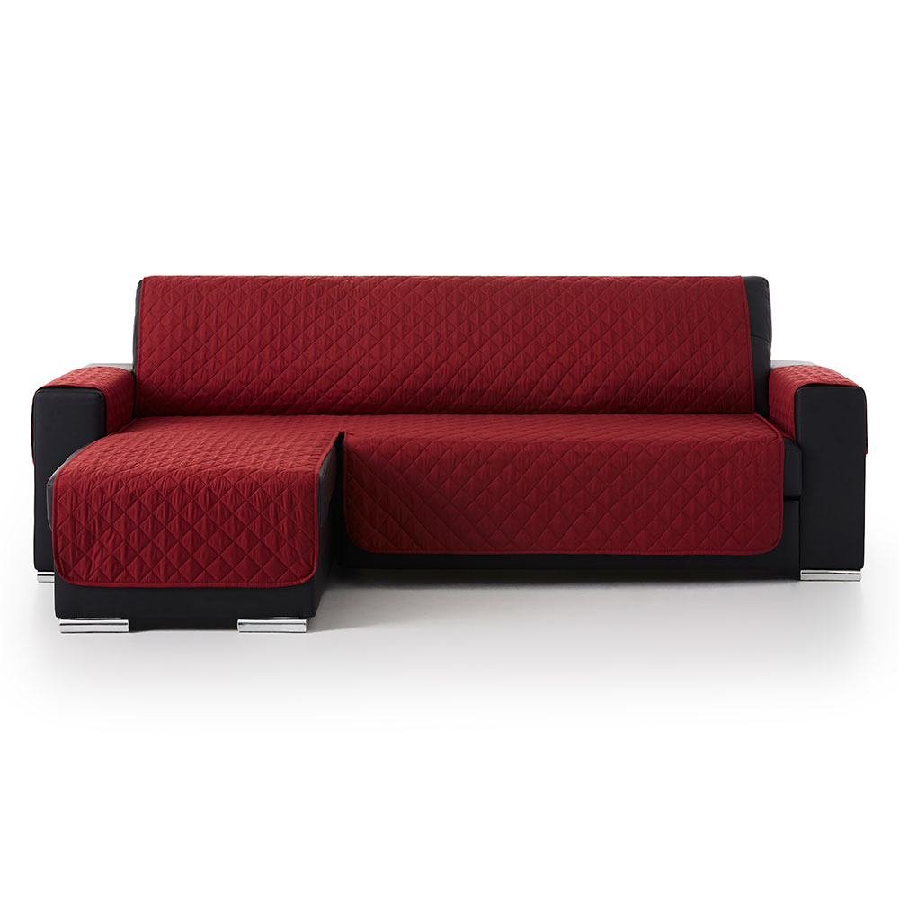 MAXIFUNDAS FUNDAS DE SOFA & CHAISE LONGUE | Modelo Couch Cover | Cubre Sofá Chaise Longue Acolchado Brazo Izquierdo 240 Cm | Amplia variedad de colores disponible