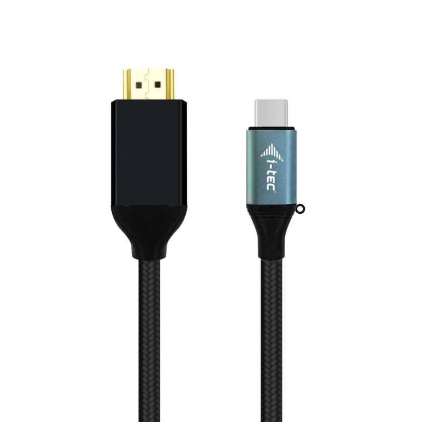 i-tec USB-C HDMI Cable Adapter 4K / 60 Hz 150cm, HDMI, USB-C 3.1, Macho/Macho, 1,5 m, Negro, Azul