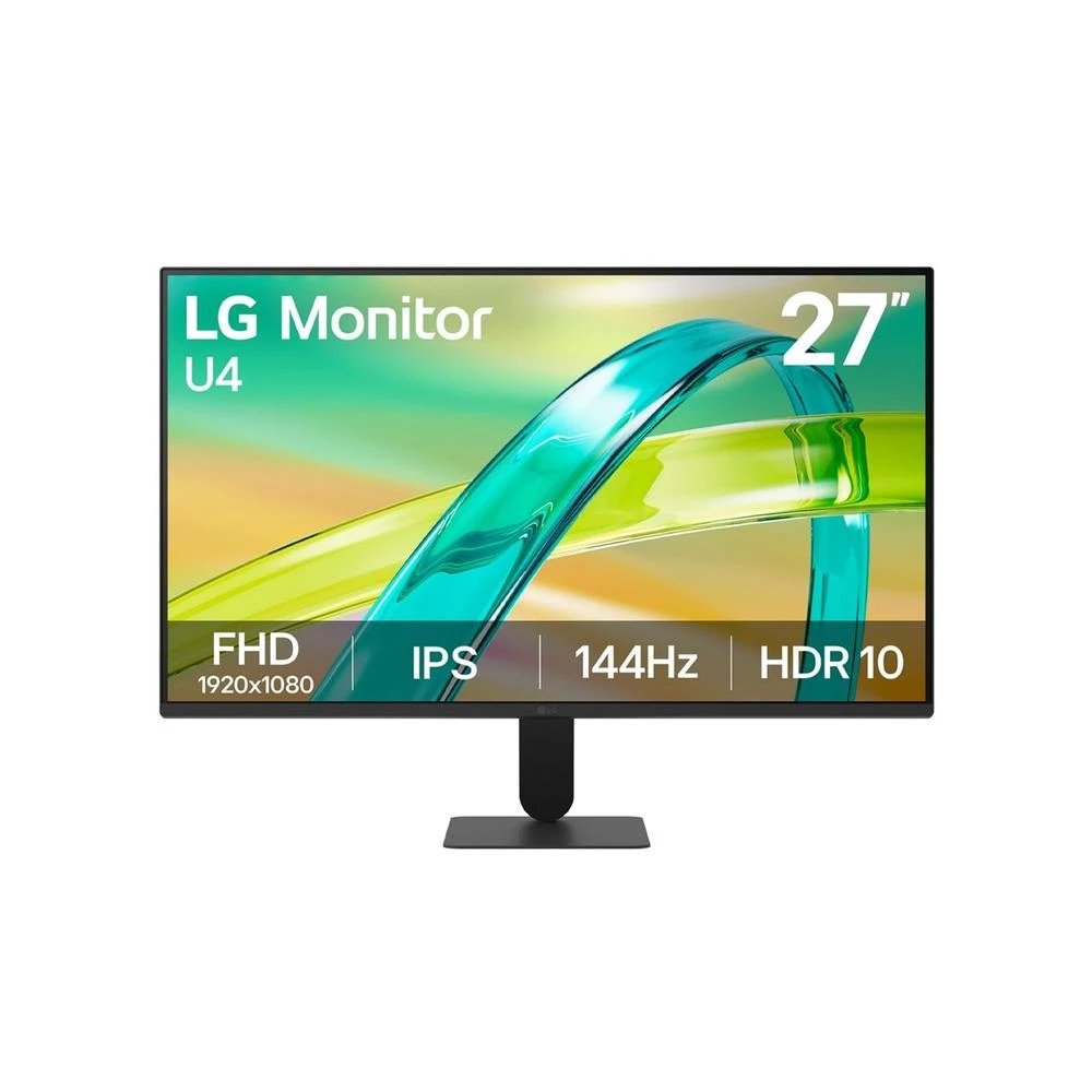 Monitor Gaming, Hogar y Multimedia IPS LG 27" Full HD 27U411B-B | 144hz, 1 ms MBR / 5 ms (GTG), 16:9