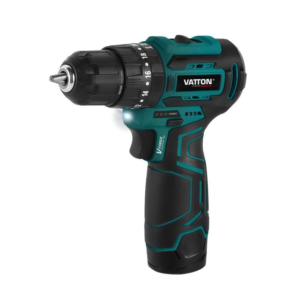 Taladro Percutor VATTON 12V – 1 Batería 2.0Ah Brushless