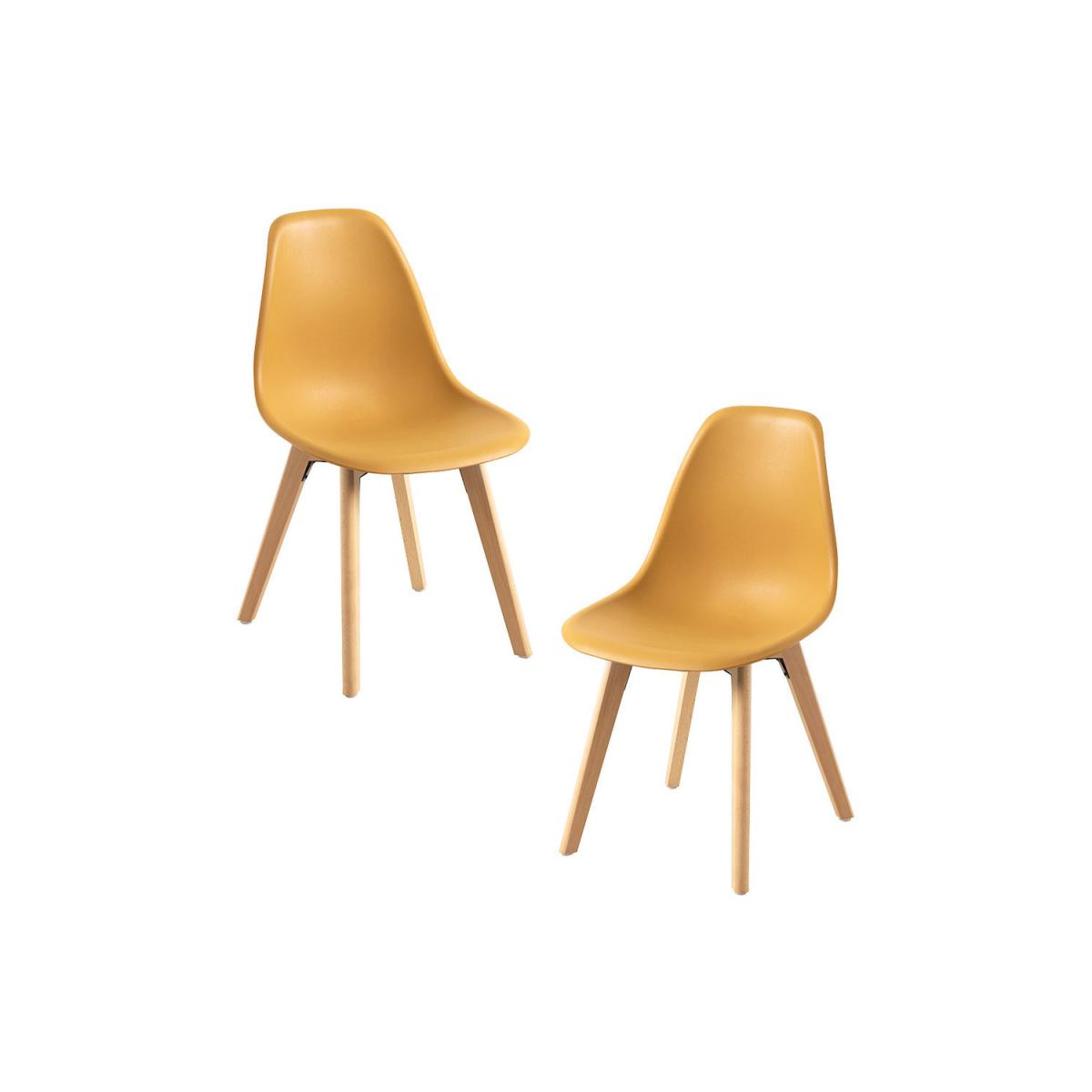 Regalos Miguel - Packs Sillas Comedor - Pack 2 Sillas Kelen - Mostaza