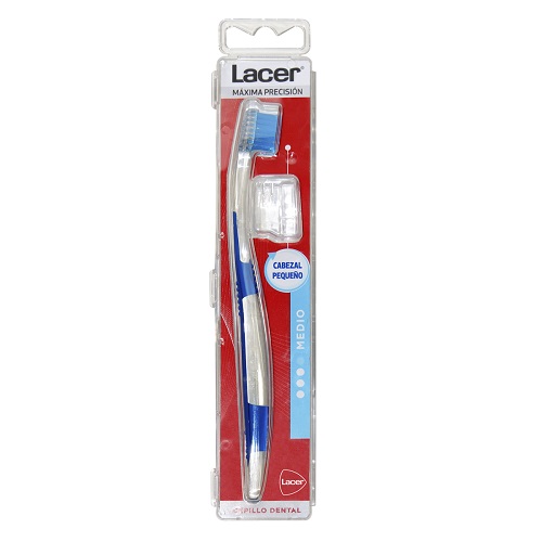 Lacer Cepillo Dental-Cabezal Pequeño Medio.