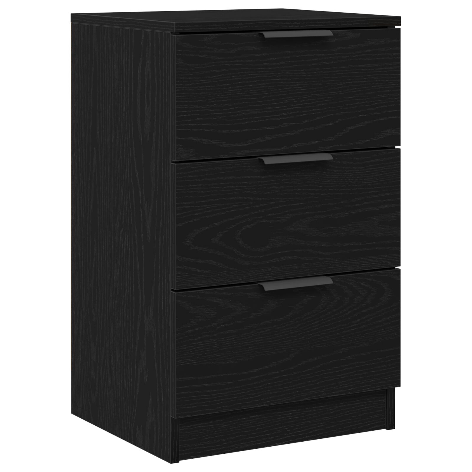 Cabinet de Noche de Roble Negro vidaXL - 40x65x65 cm
