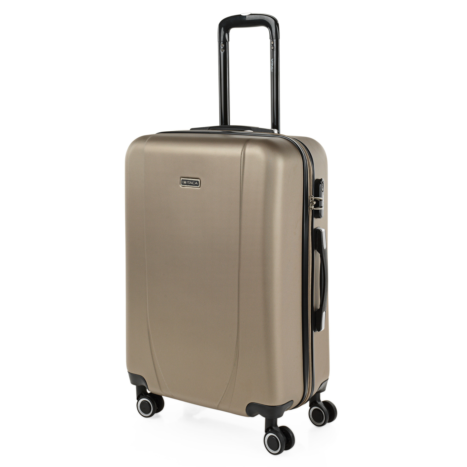 Itaca - Maletas De Viaje Medianas. Maleta Mediana 4 Ruedas. Maletas Medianas De Material ABS. Maletas Viaje Ligeras. Maleta De Viaje 20Kg, 65Cm Con Candado De Combinacion 71160