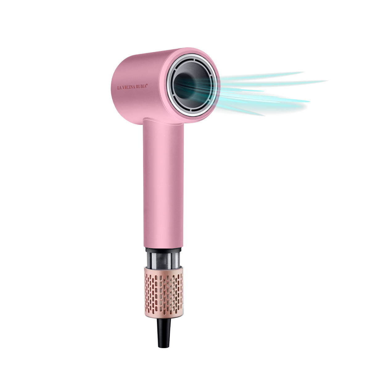 Ufesa - Secador pelo plasma con 110.000 rpm y tecnología Dual Heat Protect para cabello brillante y sano, aro luminoso cambio de color