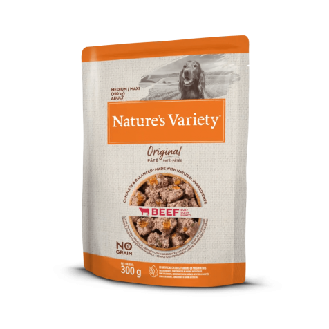 Nature`s Variety Original Adult Medium/maxi Buey Paté Para Perros 300 Gr
