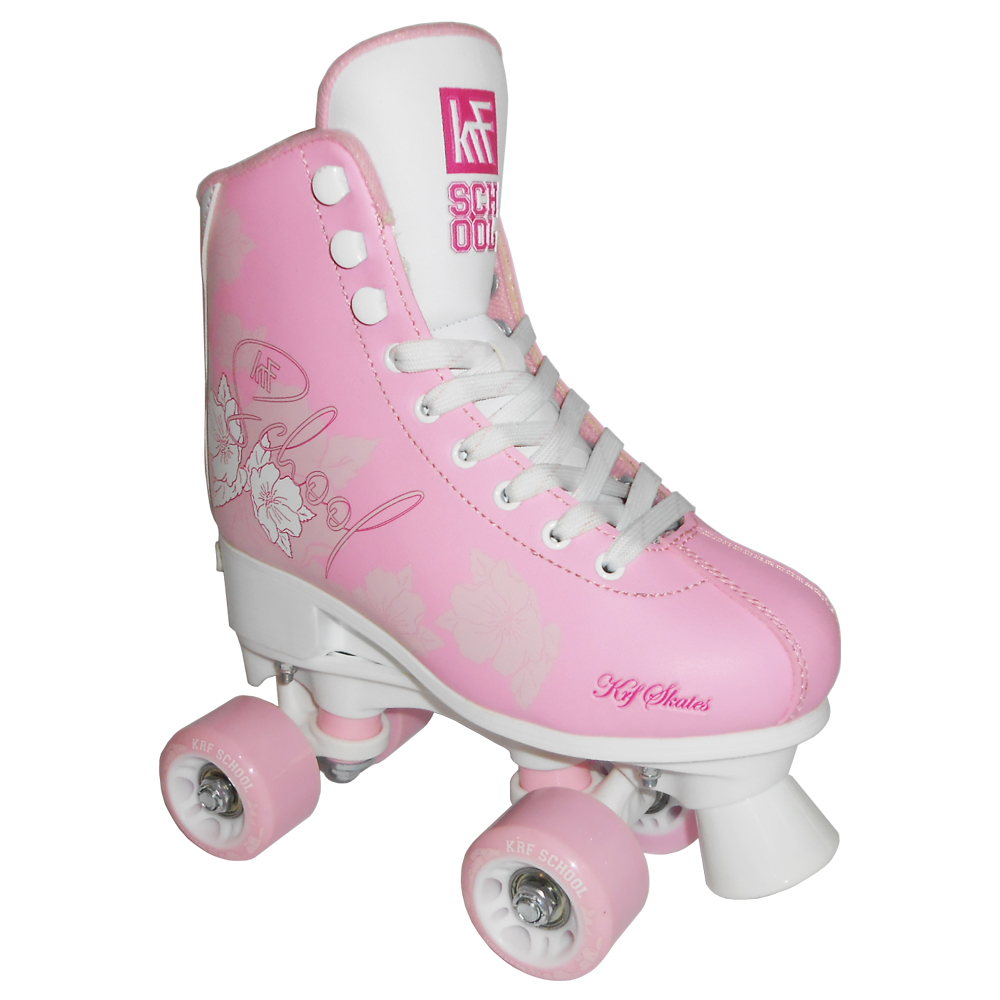 Patines en Línea KRF School PPH Pink Flor Ajustables para Niños