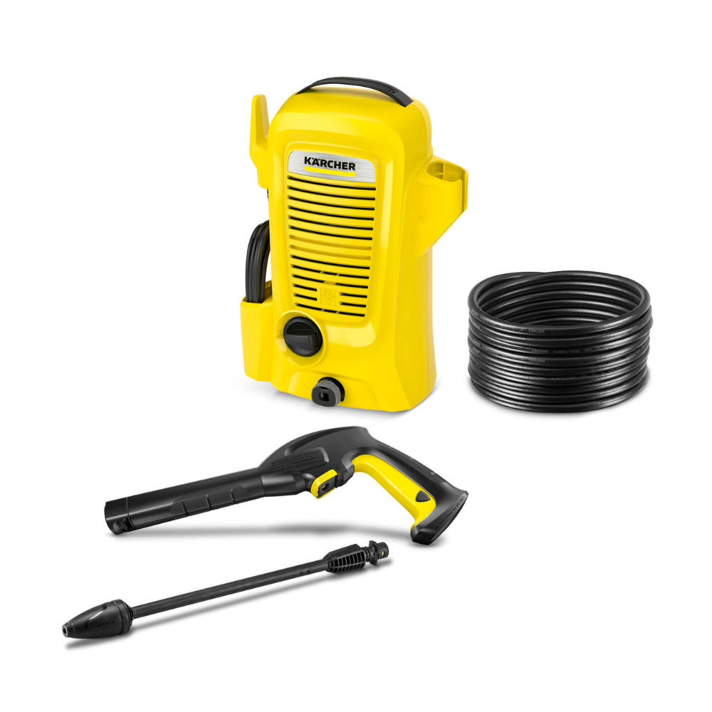 KARCHER INDUSTRIAL 1.673-010.0 – HIDROLIMPIADORA K 2 UNIVERSAL EDITION COMPACTA, LIGERA, DE ALTA EFICIENCIA CON FUNCIÓN DE ALTA PRESIÓN, IDEAL PARA LIMPIEZA EXTERIOR DE TERRAZAS, PATIOS, MOBILIARIO DE JARDÍN, VEHÍCULOS Y SUPERFICIES DOMÉSTICAS