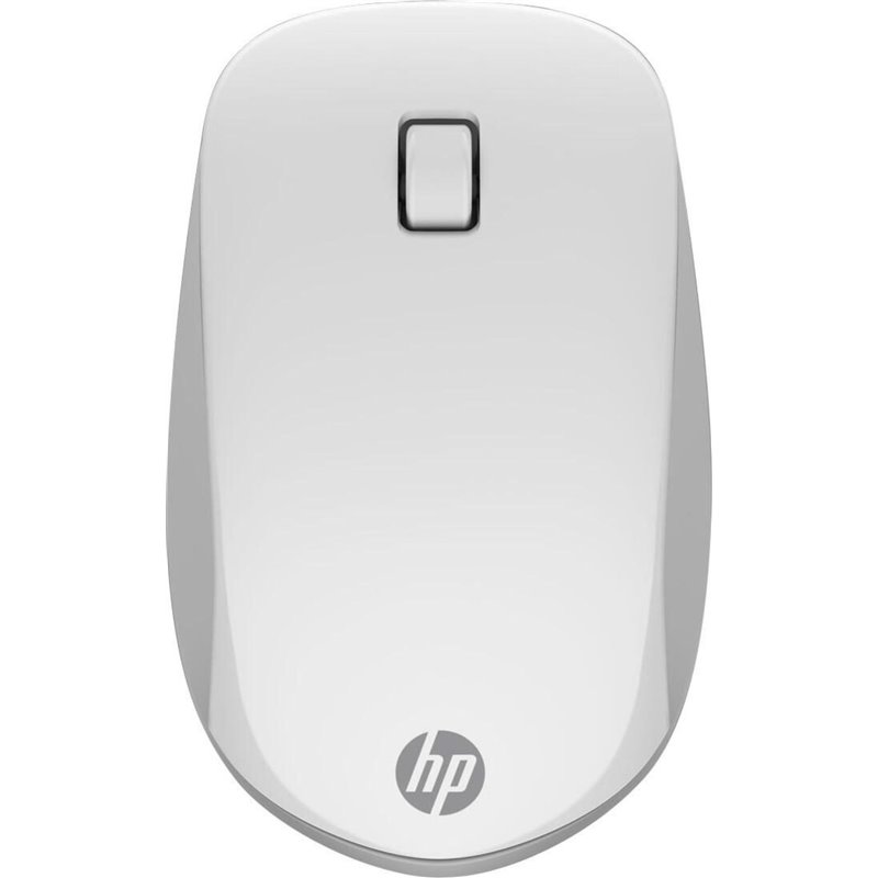 Ratón inalámbrico Bluetooth HP Z5000 blanco, Indicador de batería LED, Diseño plano y curvo con acabado metálico