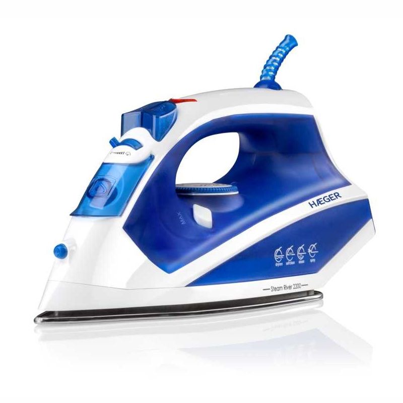 Plancha de Vapor Haeger Steam River 2200 - Potente Vapor