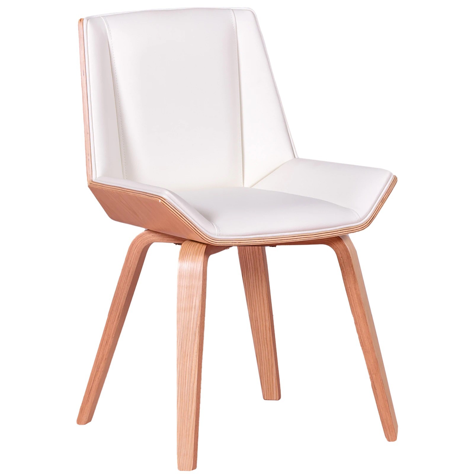 Nest Dream - Silla de madera de arce clara con cojín de polipiel - Nordic S