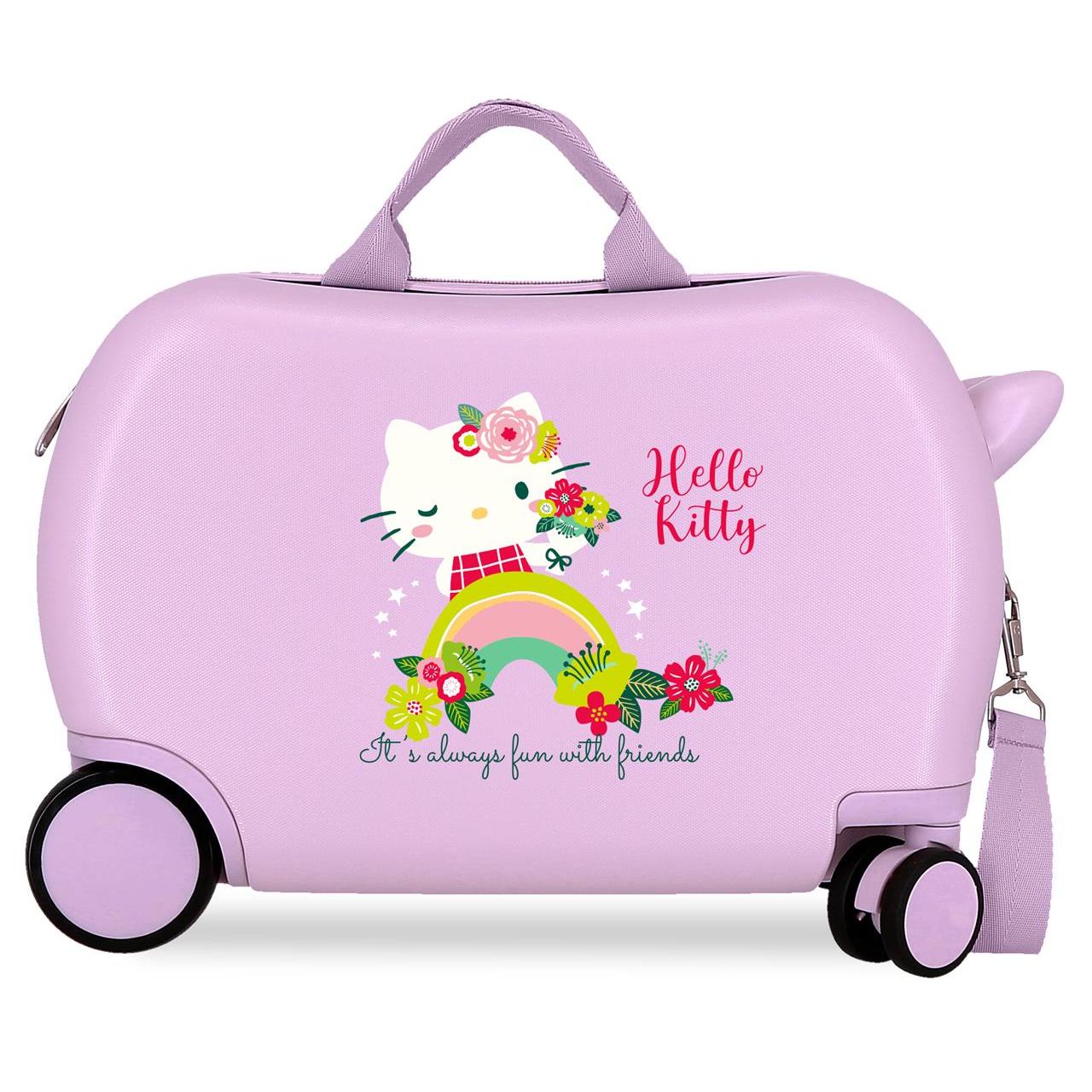 Maleta Infantil Sanrio  Hello kitty always fun with friends lila 31x45x20cm