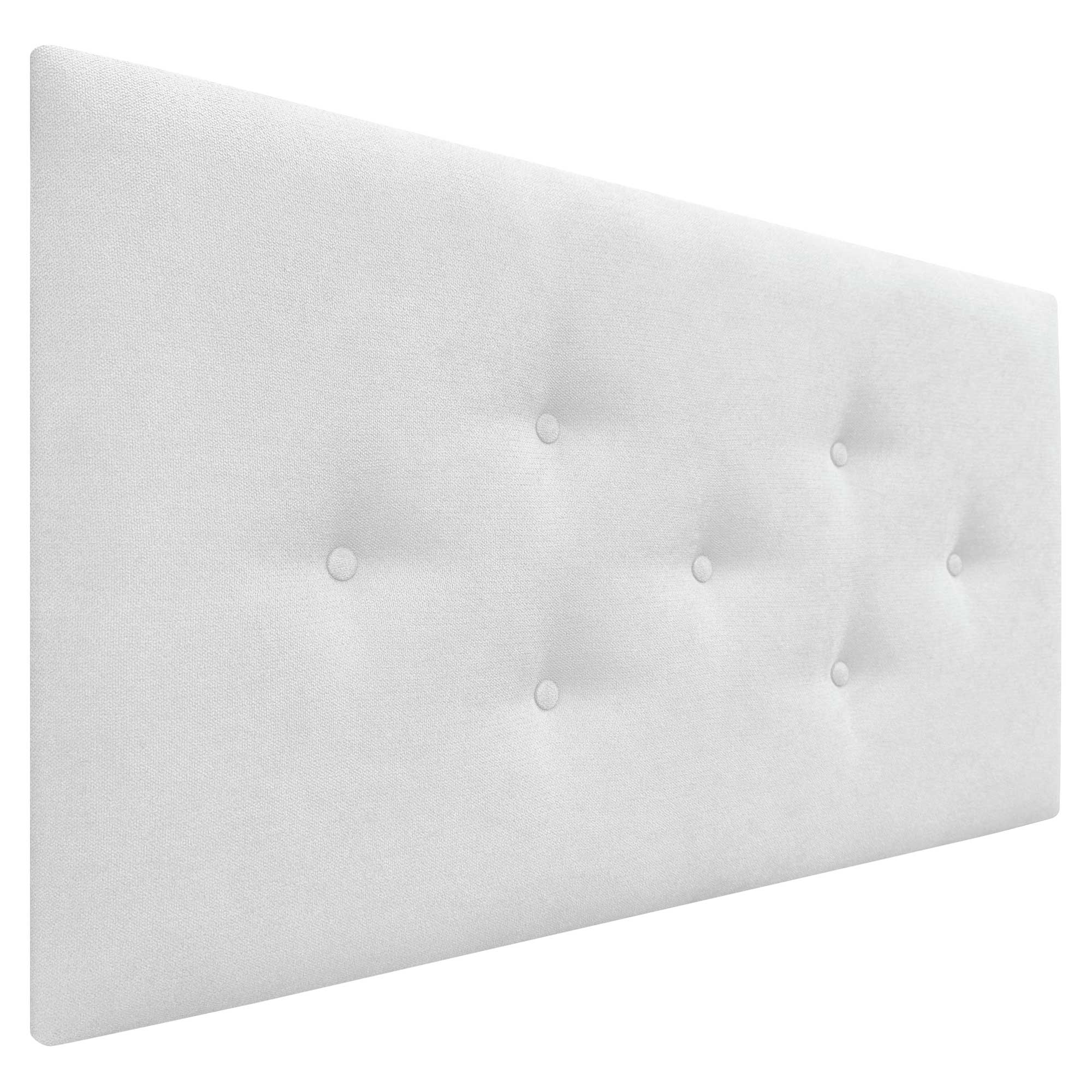 DHOME Cabecero de Tela ACUALINE con 3 Hileras Intercaladas de Botones Cabezal Tapizado Cama Lujo