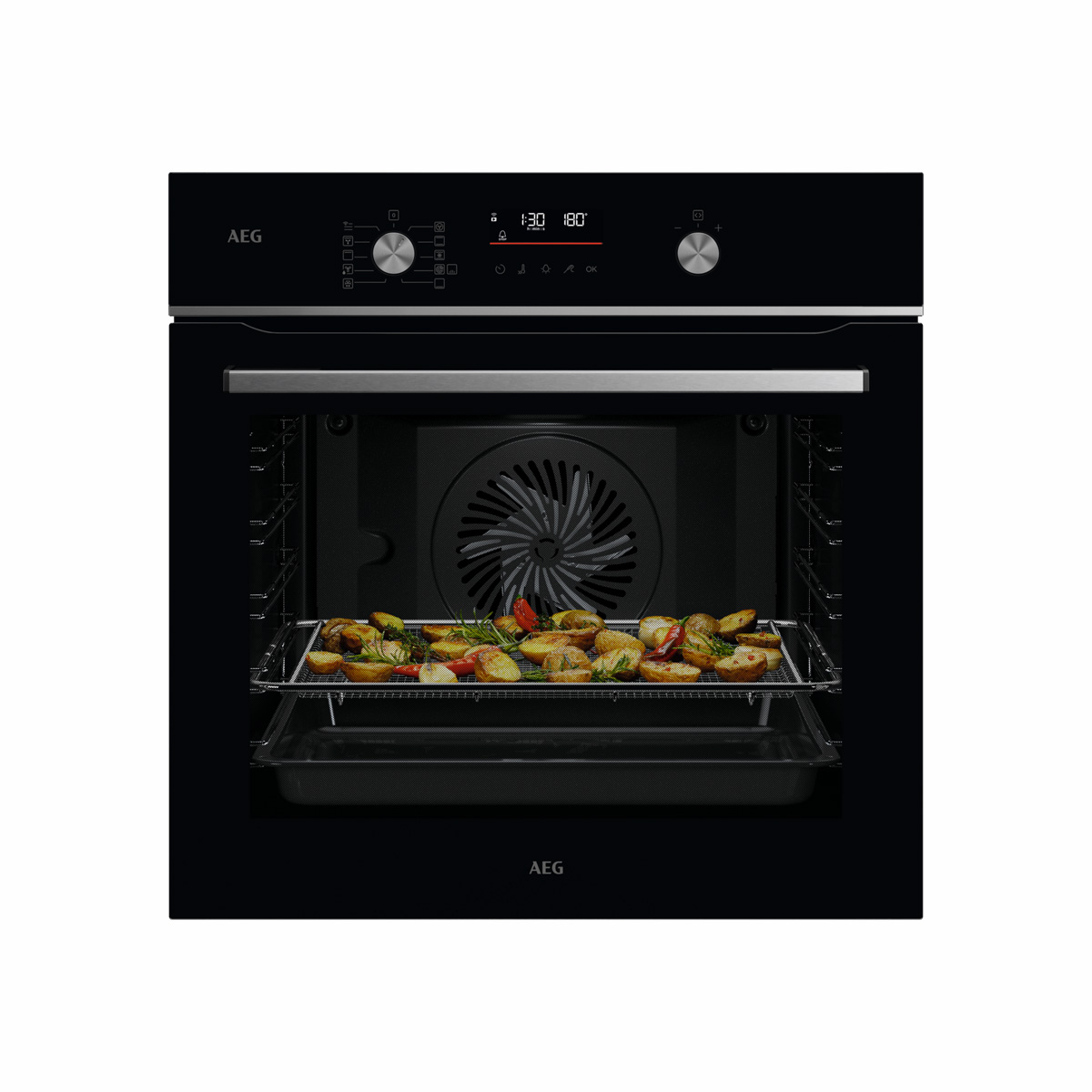 AEG - Horno multifunción Serie 6000 SenseCook con Display LED Explore - GS6PB51FAB