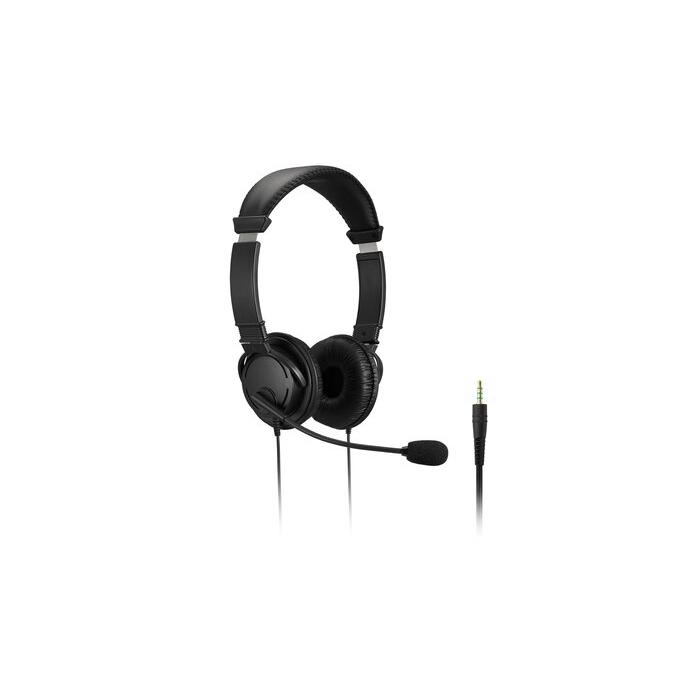 Kensington Auriculares Hi-Fi USB con micrófono y control de volumen - Negro