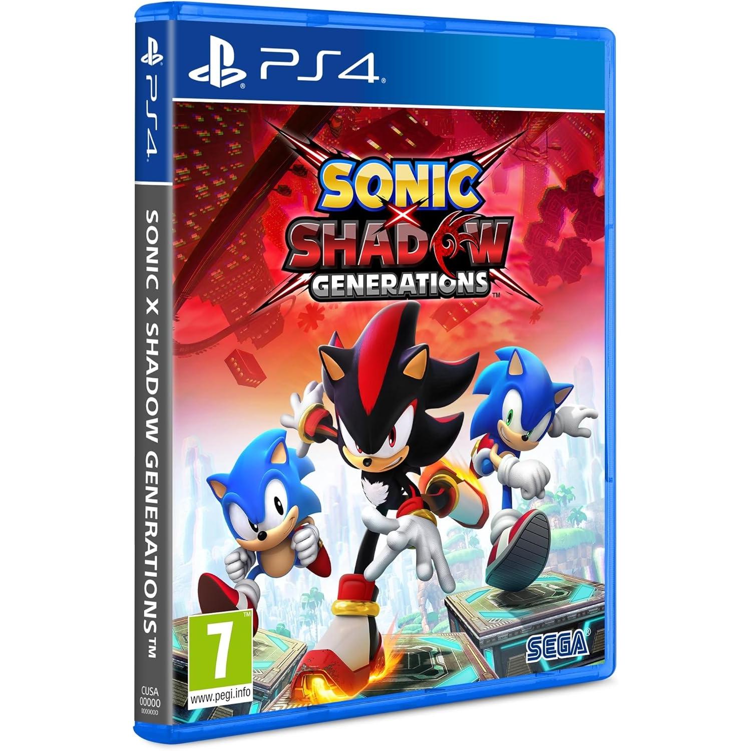 Sonic X Shadow Generations Juego Fisico para Consola Sony PlayStation 4 PS4