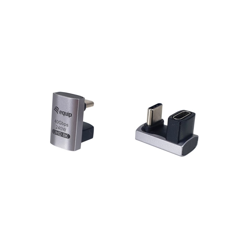 Equip - Adaptador de enchufe USB 4 C a C U, 40Gbps, PD 240W , 2-Pack 133477
