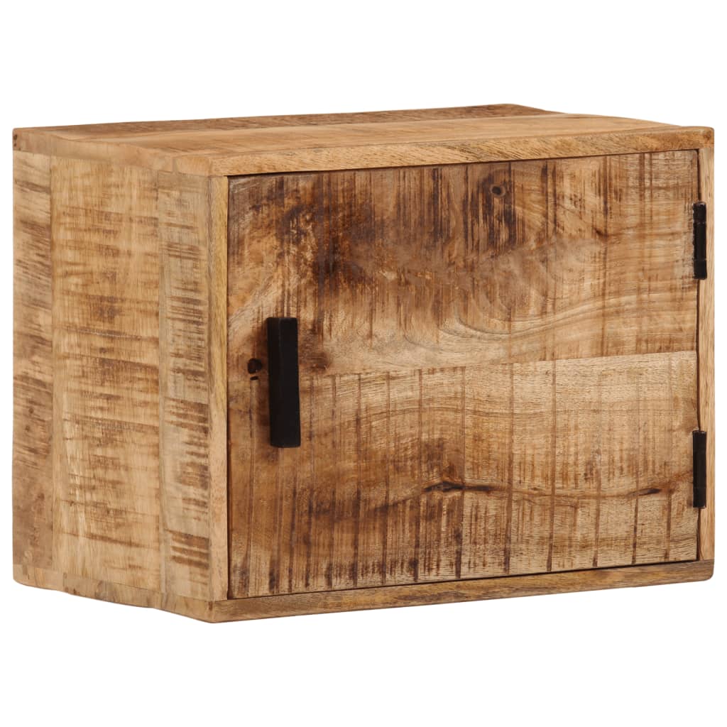 Vidaxl Mesita de Noche de Pared Madera Maciza de Acacia 40 X 30 X 25 Cm