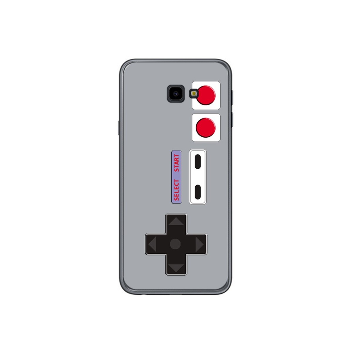 Tumundosmartphone Funda Gel Tpu para Samsung Galaxy J4+ Plus Diseño Consola Dibujos