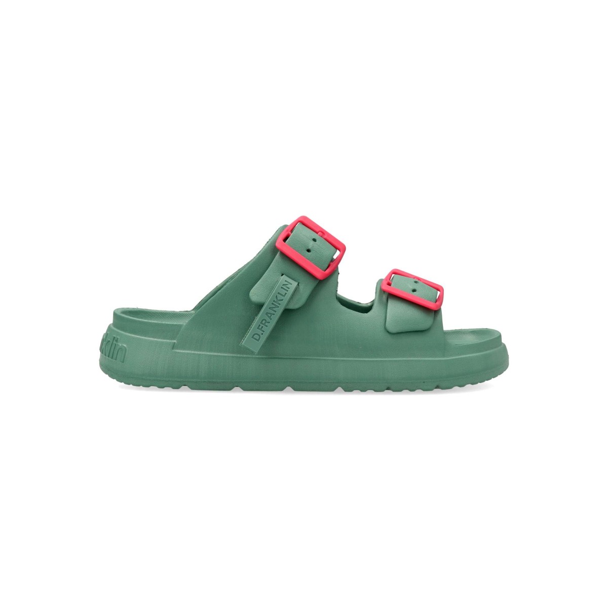 D. Franklin - Sandalias bio Vibe Foam 2 Buckles para mujer, amortiguación duradera y absorción de impactos con diseño abierto fresco y cómodo