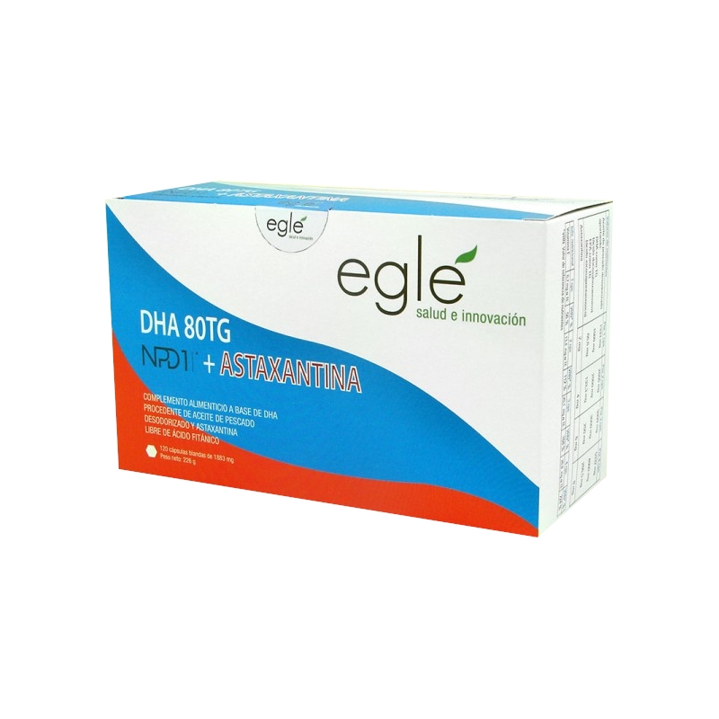 EGLE DHA 80 TG NPD1 + ASTANXANTINA 120 CAPSULAS