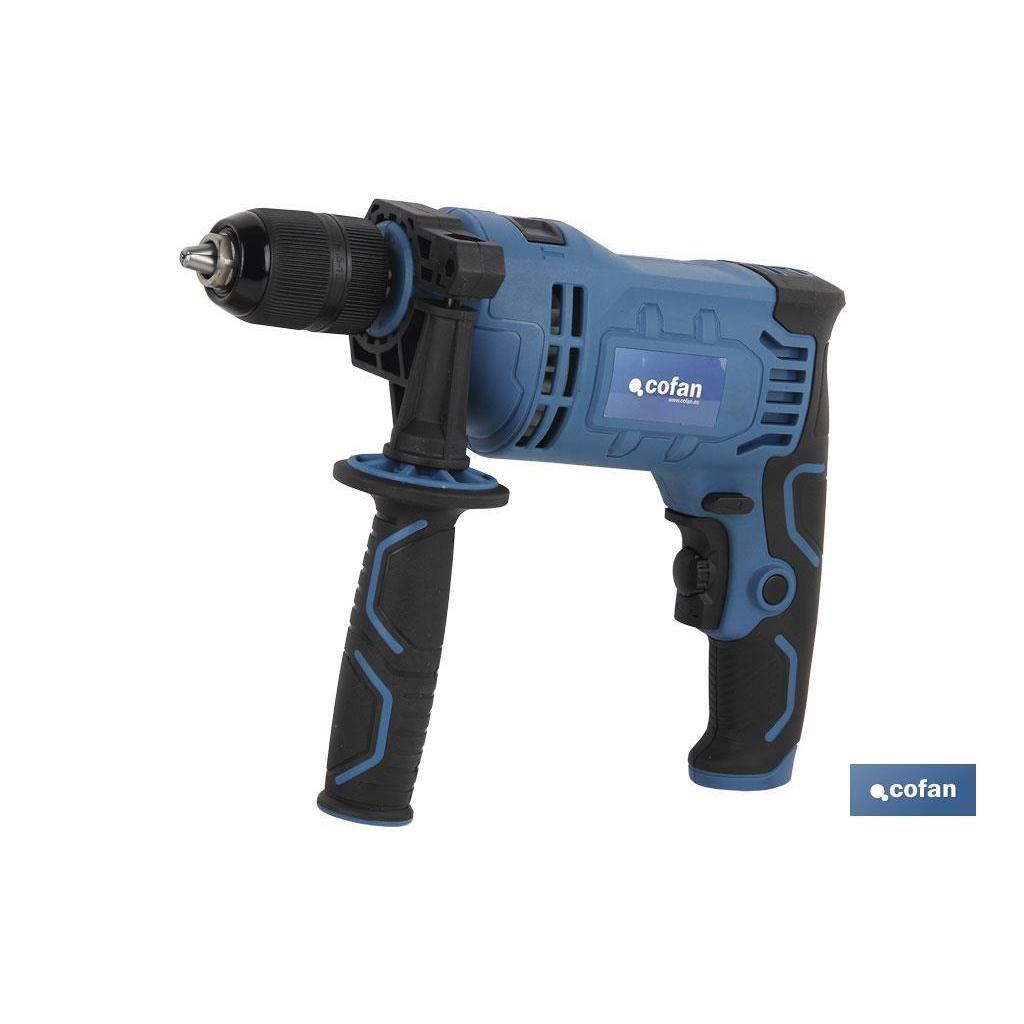 Taladro Impacto Cofan | Brocas 1-13mm | 910W | Portabrocas Seguridad Automático