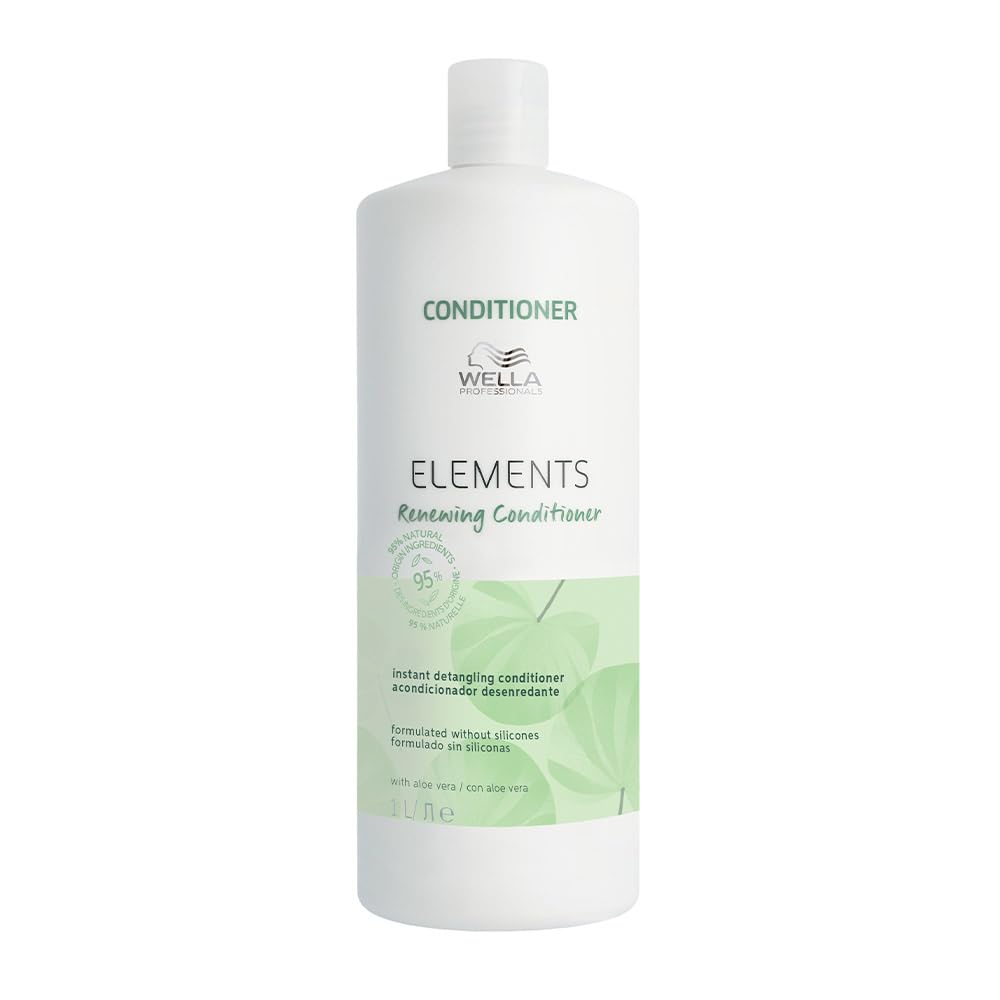 Wella Professionals Elements Renewing Conditioner. / Acondicionador ligero que hidrata, suaviza y fortalece el cabello sin apelmazarlo.