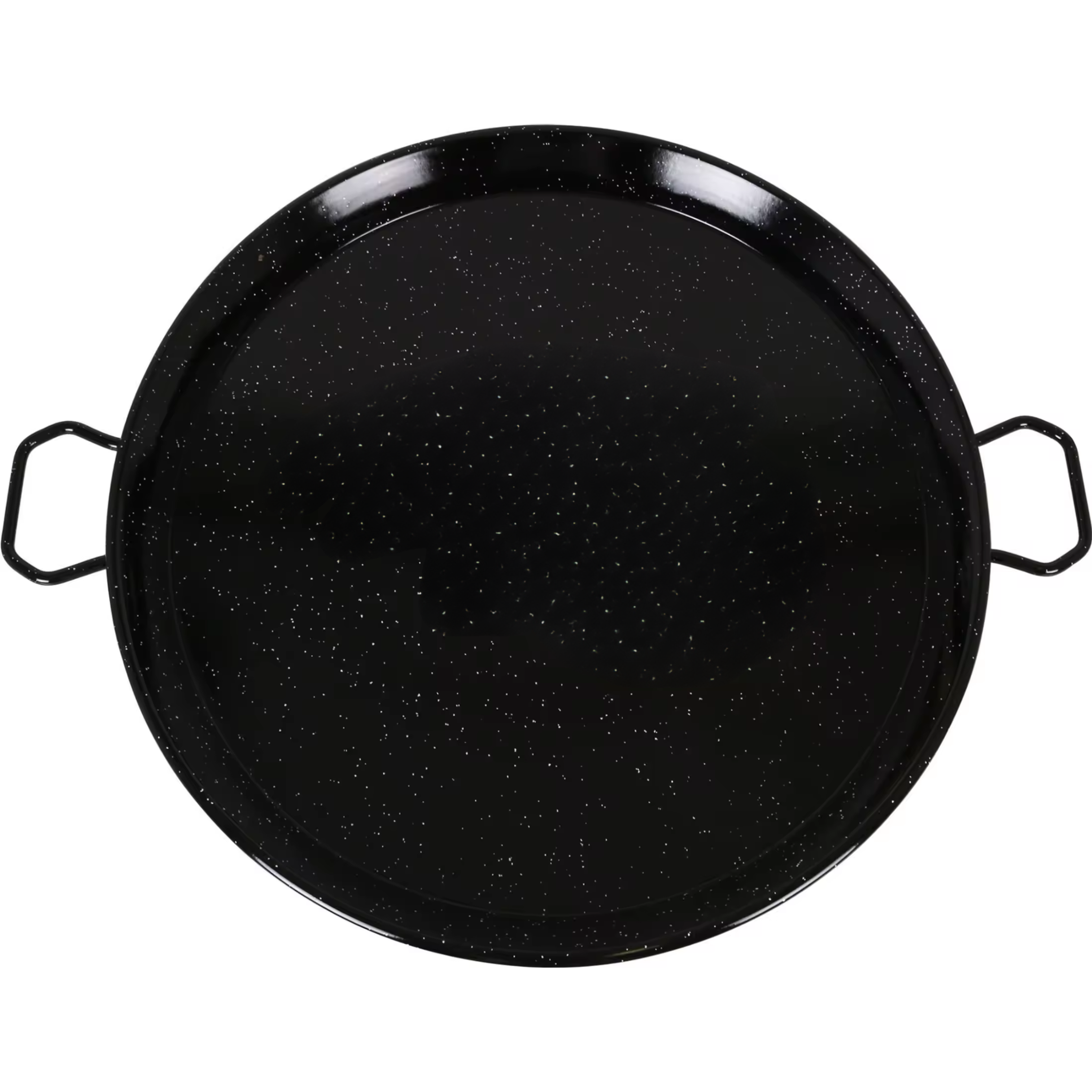 La Estrella - Paellera Valenciana Jaspeada desde (15 cm a 80 cm) - Acero Vitrificado, Alta Calidad y Durabilidad - Paellera Antiadherente con dos asas, fácil de limpiar