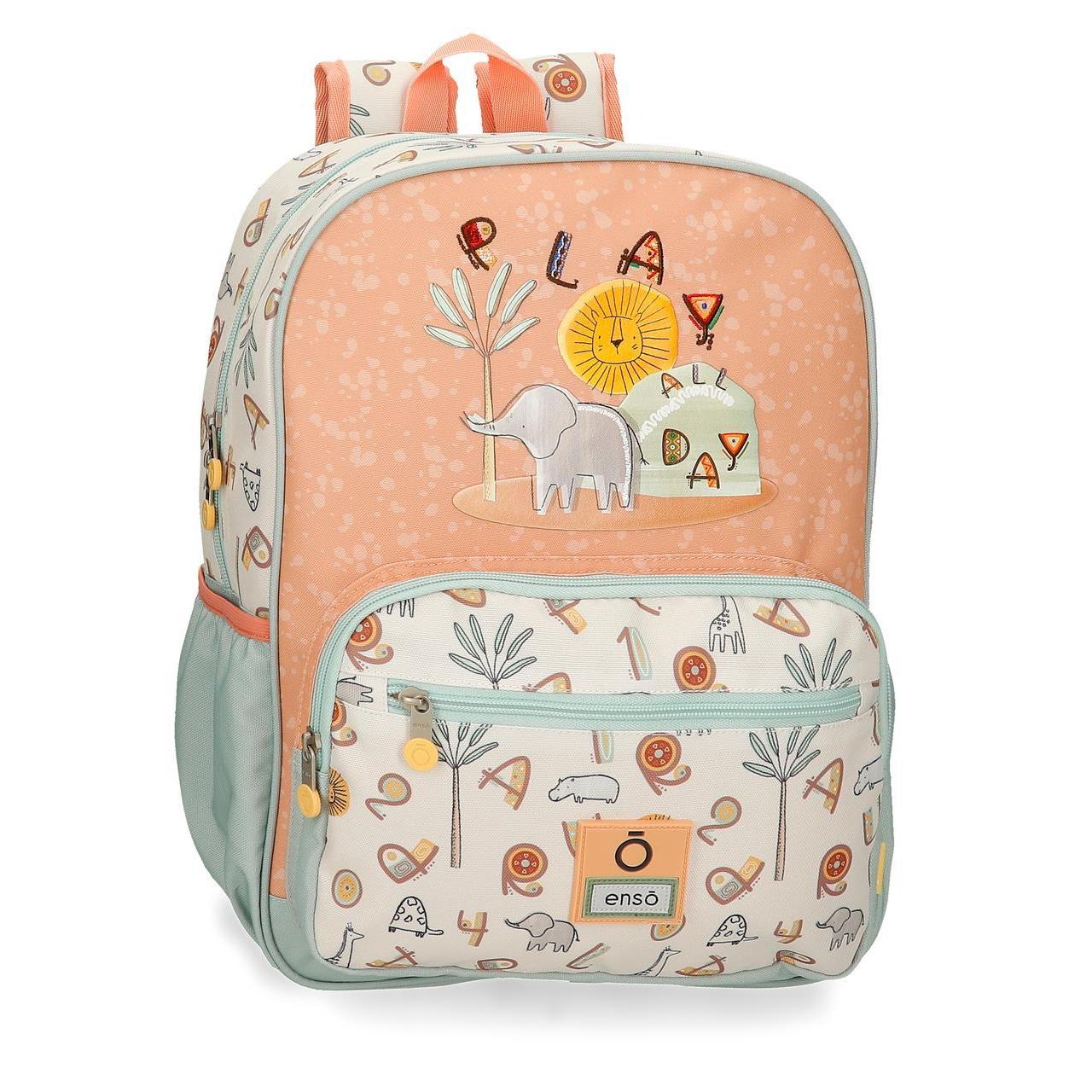 Mochila escolar Enso Play all day melocoton