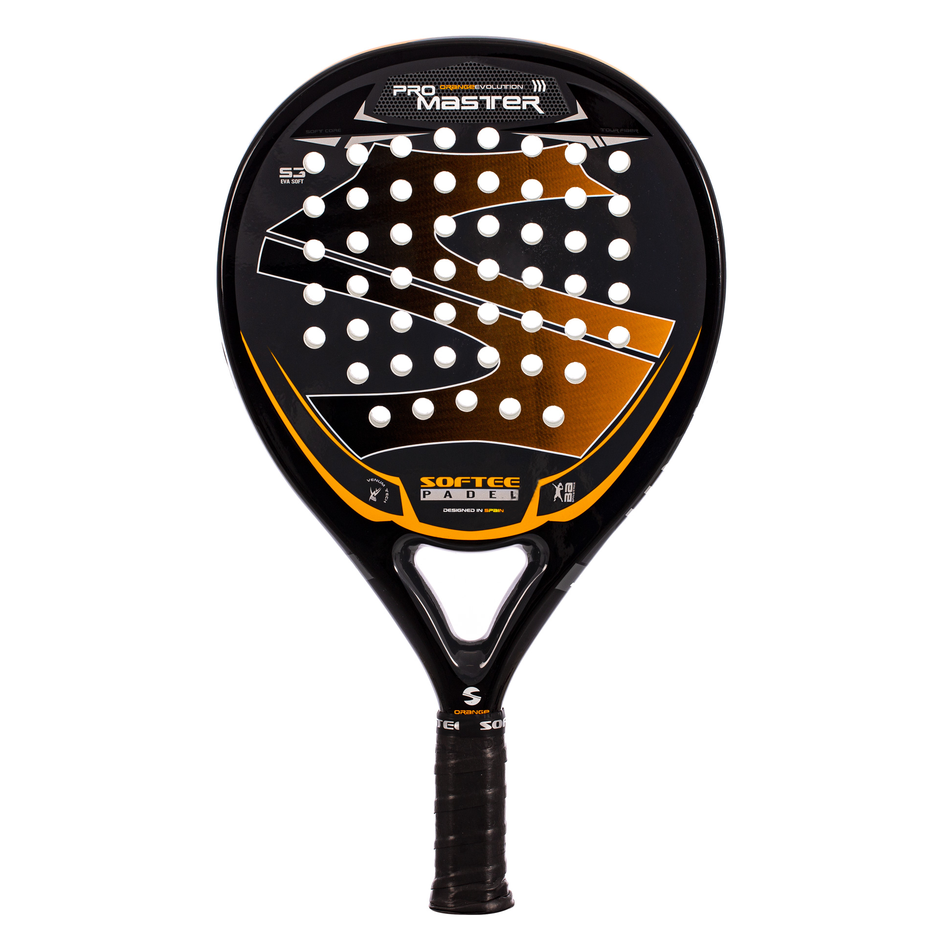 PALA DE PÁDEL SOFTEE PRO MASTER EVOLUTION ORANGE