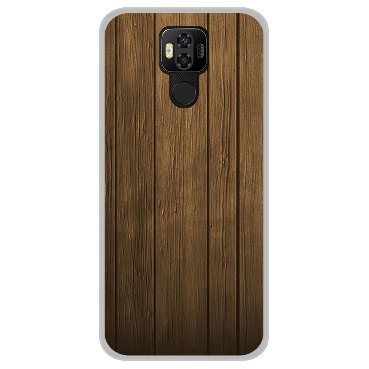 Tumundosmartphone Funda Gel Tpu para Ulefone Power 6 diseño Madera Dibujos
