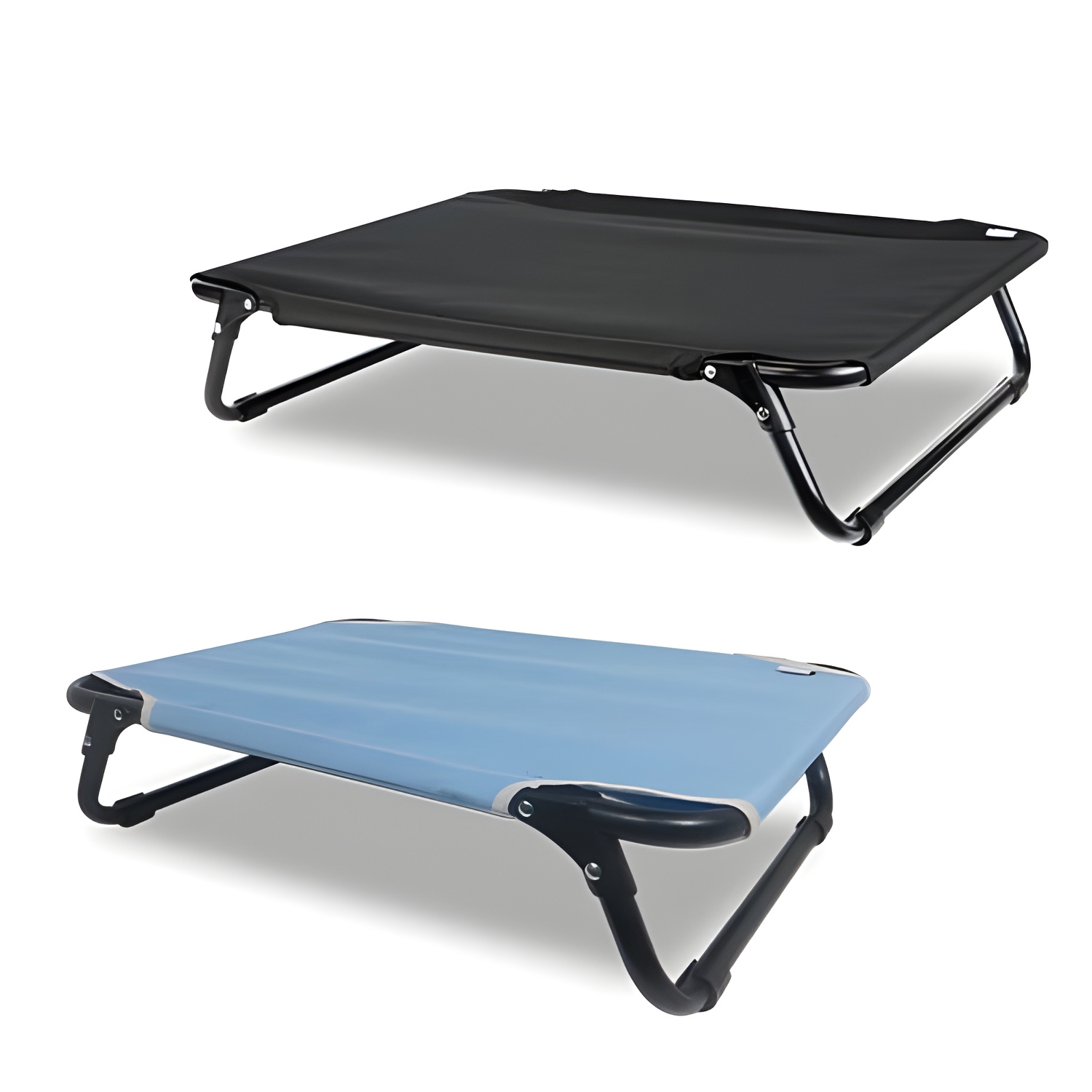 Cama Elevada para Perros Ibañez On Top Supergrande Azul - Confort Elevado y Resistente Al Agua