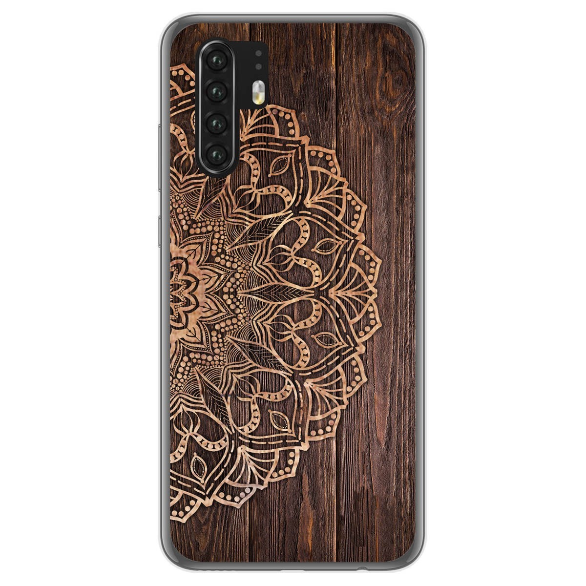 Tumundosmartphone Funda Gel Tpu para Huawei P30 Pro diseño Madera 06 Dibujos