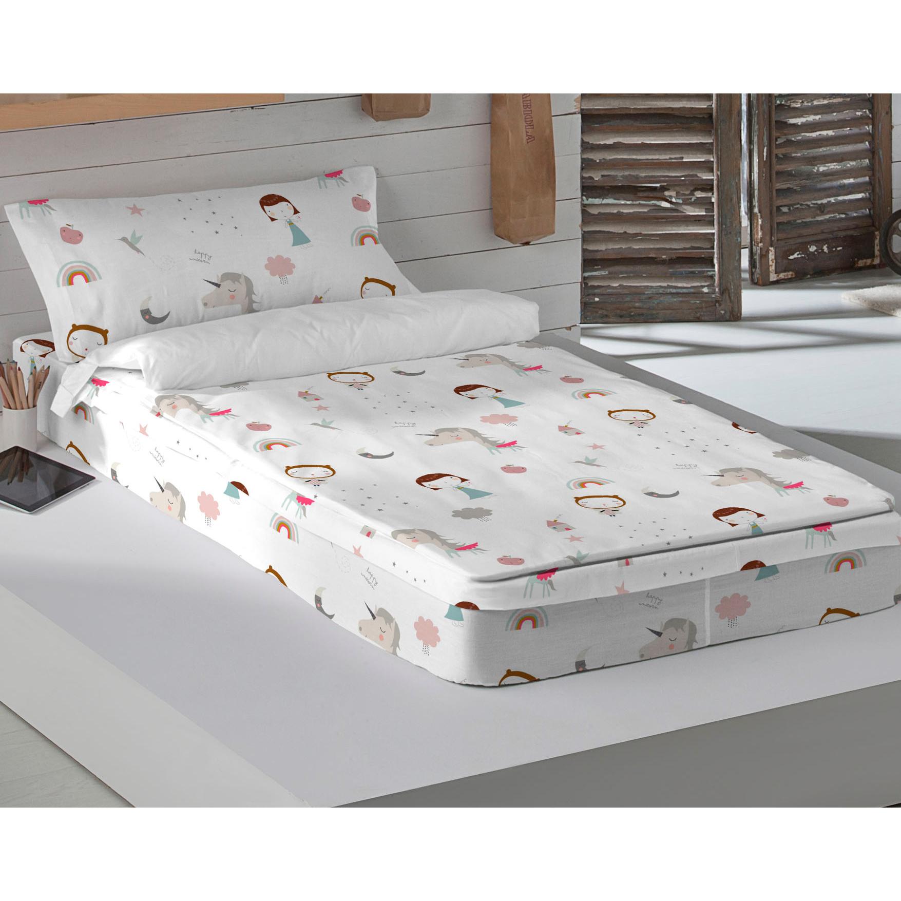 SACO NORDICO INFANTIL 100% ALGODÓN CON RELLENO UNICORN PINK COOR HACIENDO EL INDIO FABRICADO EN ESPAÑA